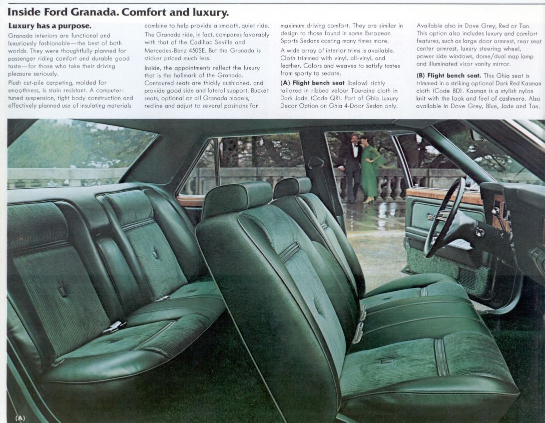 1977 Ford Granada Brochure Page 9